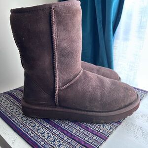 UGG Women's Chestnut Suede Classic Short Boot